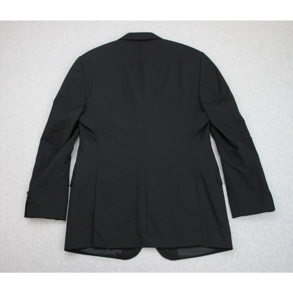 Lauren Ralph Lauren Blazer Mens 40R Black 100% Trim Fit 2-Button Single Breasted